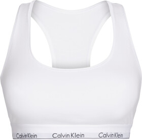 Dámská podprsenka Plus Size Bralette Modern Cotton 000QF5116E100 bílá - Calvin Klein 3XL