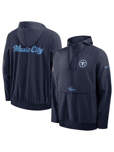 Nike Pánská bunda Tennessee Titans NFL 2026 Rivalries Sideline Half-Zip Anorak Velikost: L
