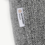 Rozkládací křeslo, šedá, látka, ASB-C3210 GREY2