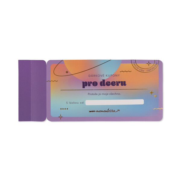 Dárkové kupony pro dceru - Albi