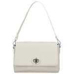 Elegantní dámská koženková kabelka na rameno Ciri, béžová