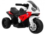 Mamido Dětská elektrická motorka BMW S1000RR tříkolka červená