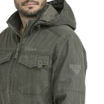 Bushman Pánská přechodová bunda Hendrik, tmavá khaki L