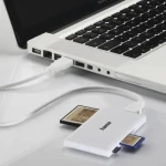 Hama USB 3.0 multi čtečka karet bílá / SD/micro SD / CF / MS (181017)