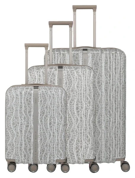 Travelite Lascana Edition S,M,L Champagne S: 37 l / M: 63/69 l / L: 101 L TRAVELITE-77440-40