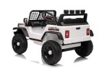 Mamido Elektrické autíčko Speed Offroad bílé | 4x45W | EVA kola | 12V 7Ah | EKO kůže