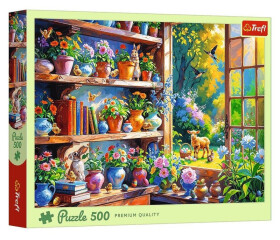 Puzzle Jarní ráno v oranžerii 500 dílků