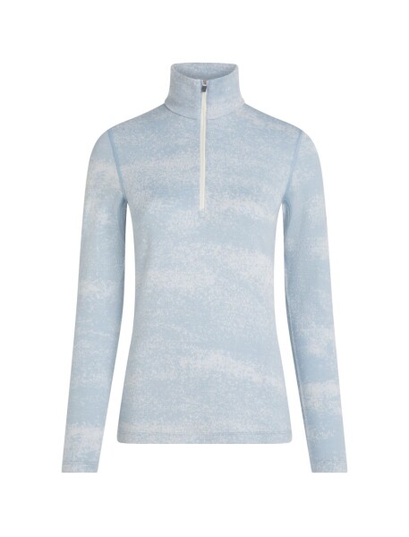 ICEBREAKER Wmns Merino 260 Tech Vertex LS Half Zip Chillwave, Snow/Zinc Blue/J (vzorek) velikost: S