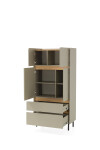 Komoda Luca LC5 Barva korpusu + barva dveří: Eukaliptus / Dub Baltic Dune