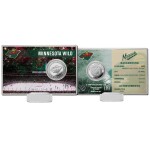 Highland Mint Sběratelská Pamětní mince Minnesota Wild NHL Team History Silver Coin Card Limited Edition od 5000