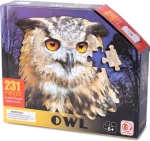 Obrysové puzzle Sova
