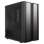 Crono PCC-200-1 černá / PC skříň / Micro-ATX / ITX / bez zdroje / bez ventilátorů (CR-PCC-200-1)