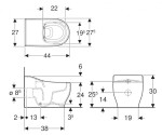 GEBERIT - Bambini Stojící WC, pro děti, Rimfree, bílá 502.965.00.1
