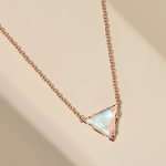 Royal Fashion náhrdelník 18k zlato Vermeil DR24902N-RG-MOONSTONE