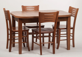STIMA Jídelní set Forte-Verona VARIANTA PROVEDENÍ: (š/v/h) 150 x 85 x 77 cm + 4 židle