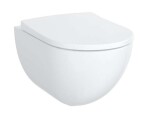 GEBERIT - Acanto Závěsné WC, Rimfree, s KeraTect, bílá 500.600.01.8