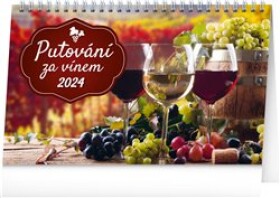 Presco Group Stolní kalendář Putování za vínem 2024 / 23.1 × 14.5 cm (PGS-32617)