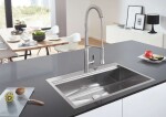 GROHE - K7 Dřezová baterie s flexibilním ramenem, supersteel 31379DC0