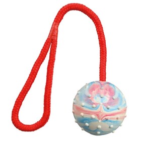 Trixie Míček hrbolatý na šňůrce 6cm/30cm