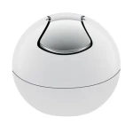 Spirella BOWL mini výklopný odpadkový koš 1 L bílý / plast (7610583149640)