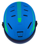 Etape dětská lyžařská přilba RIDER PRO LIGHT, modrá/zelená mat (technologie In-mold, velikost S (53-55cm))