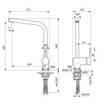 IDEAL STANDARD - Ceralook Dřezová baterie, chrom BC175AA