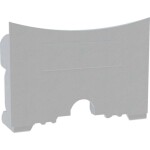 GEBERIT - Příslušenství Výplňový díl ke splachovací nádržce pod omítku Sigma 12 cm 457.801.00.1