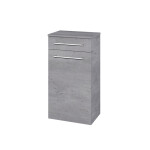 Dřevojas - Nízká skříňka DOS SNDZ 50 - D01 Beton / Úchytka T03 / D01 Beton / Levé 156190C
