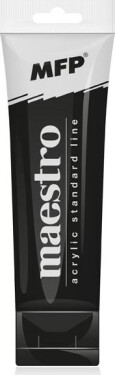 Akrylová barva Maestro 75ml - black