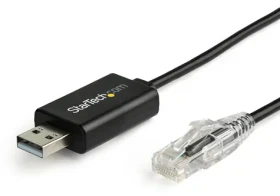 StarTech USB - RJ-45 / Konzolový kabel / pro Cisco / 1,8 m / černá (ICUSBROLLOVR)