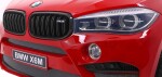 Mamido Elektrické autíčko BMW X6 M dvoumístné XXL lakované červené