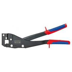 KNIPEX - Kleště na spony s oky - 220mm - pro připevnění spon s 1 a 2 oky, systém Oetiker nebo podobný (1098I220)