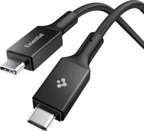 Spigen EB24015CC Essential USB C na USB C 240W kabel 1.5m černá / USB 4.0 (ACA10423)