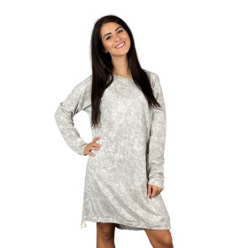 HOSH Mikinové šaty DREAM Velikost: UNI, Barva: Béžová