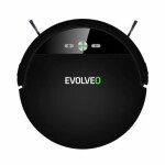 EVOLVEO RoboTrex H6 černá / robotický vysavač / 2600 mAh / 62 db / HEPA / stíraní vodou / stanice / ovladač (ROB RTX-H6-BK)