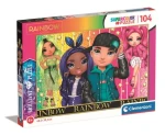 Clementoni Brilliant PUZZLE Rainbow High: Jade, Krystal, River a Stella