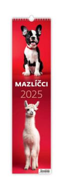 Nástěnný kalendář 2025 Mazlíčci