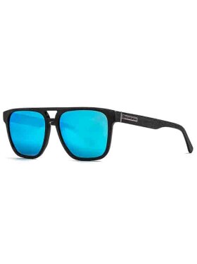 Horsefeathers TRIGGER brushed black/mirror blue sluneční brýle