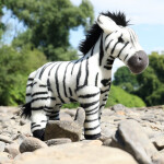 Plyšová zebra stojící 30 cm