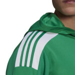 Pánská mikina s kapucí GP6437 Zelená s bílou - Adidas zeleno-bílá S