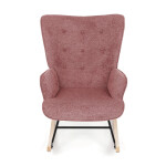 Houpací křeslo, růžová, látka, AK-373 PINK2