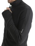 Pánská merino mikina ICEBREAKER Mens 260 Quantum IV LS Zip, Black velikost: L