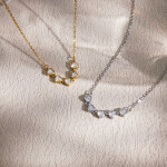 ELENYS Heartline Chain – náhrdelník z prémiové oceli Délka: 41+5 cm / max. 46 cm
