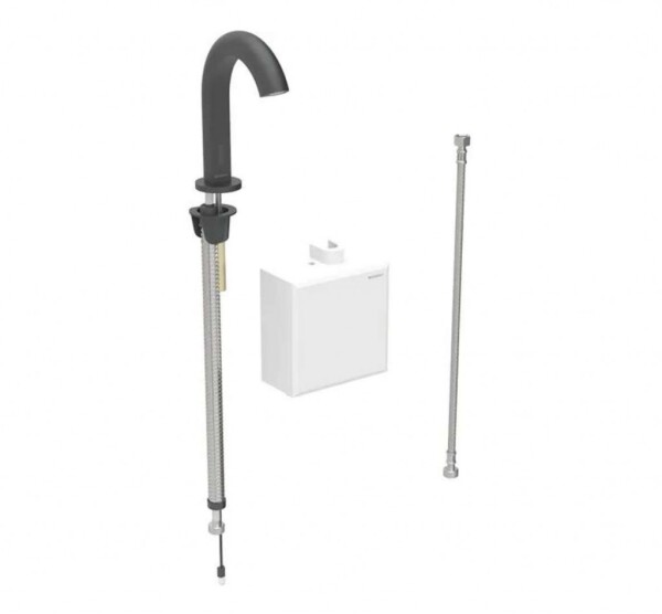 GEBERIT - Piave Elektronický umyvadlový ventil, napájení z generátoru, easy to clean, Bluetooth, matná černá 116.165.14.1