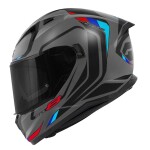 Přilba Givi 50.8F Mach1 matná šedá-černá-červená (Mhgr)