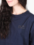Femi Stories LOOSE NVY dámské tričko krátkým rukávem