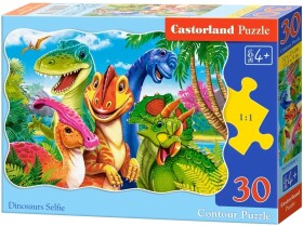 Puzzle Castorland 30 dílků - Dinosauří selfie