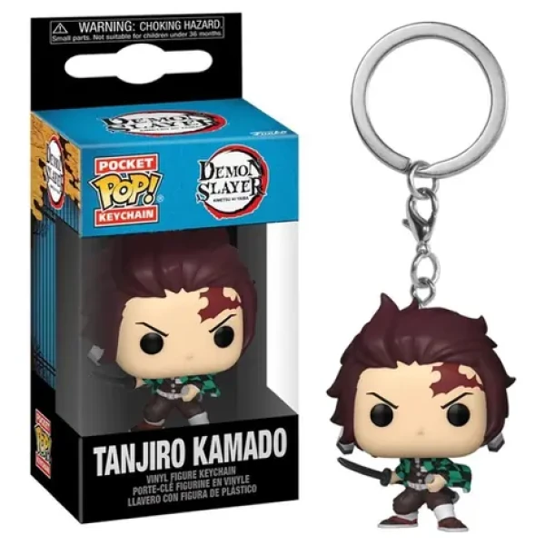 Funko POP Keychain: Demon Slayer- Tanjiro