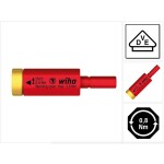 Wera 136076 Momentový klíč Click-Torque X 7 (10 ÷ 100 Nm) s nástavci 16 ÷ 32 mm pro tepelná čerpadla/klimatizace. Typ 9530 (Sada 4 dílů)