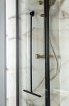 AQUALINE - Podlahová stěrka 300x890, černá SQ121B